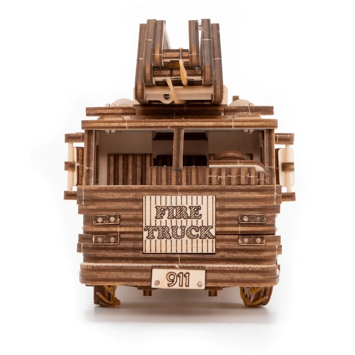 Wooden Fire Brigade Model