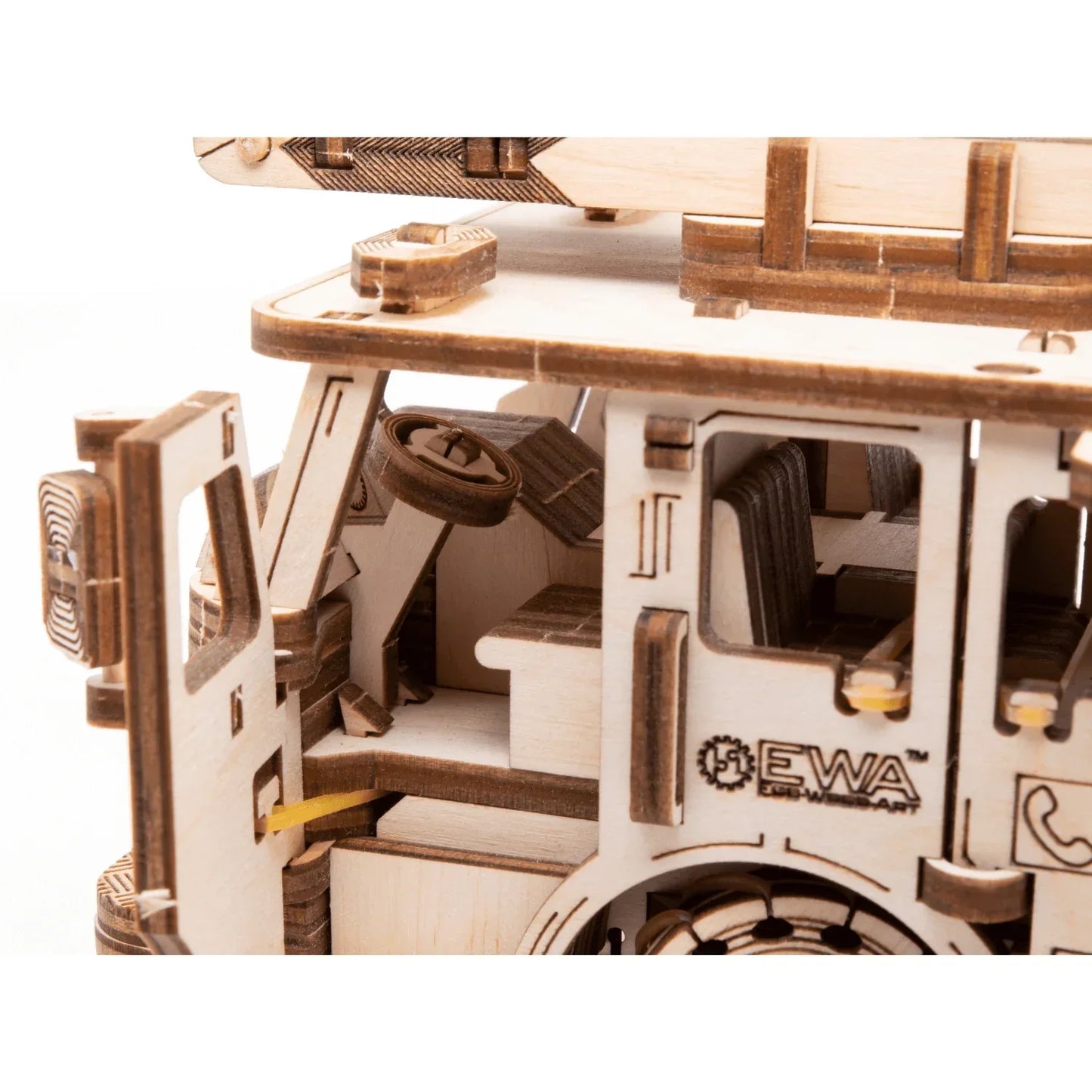 Wooden Fire Brigade Model