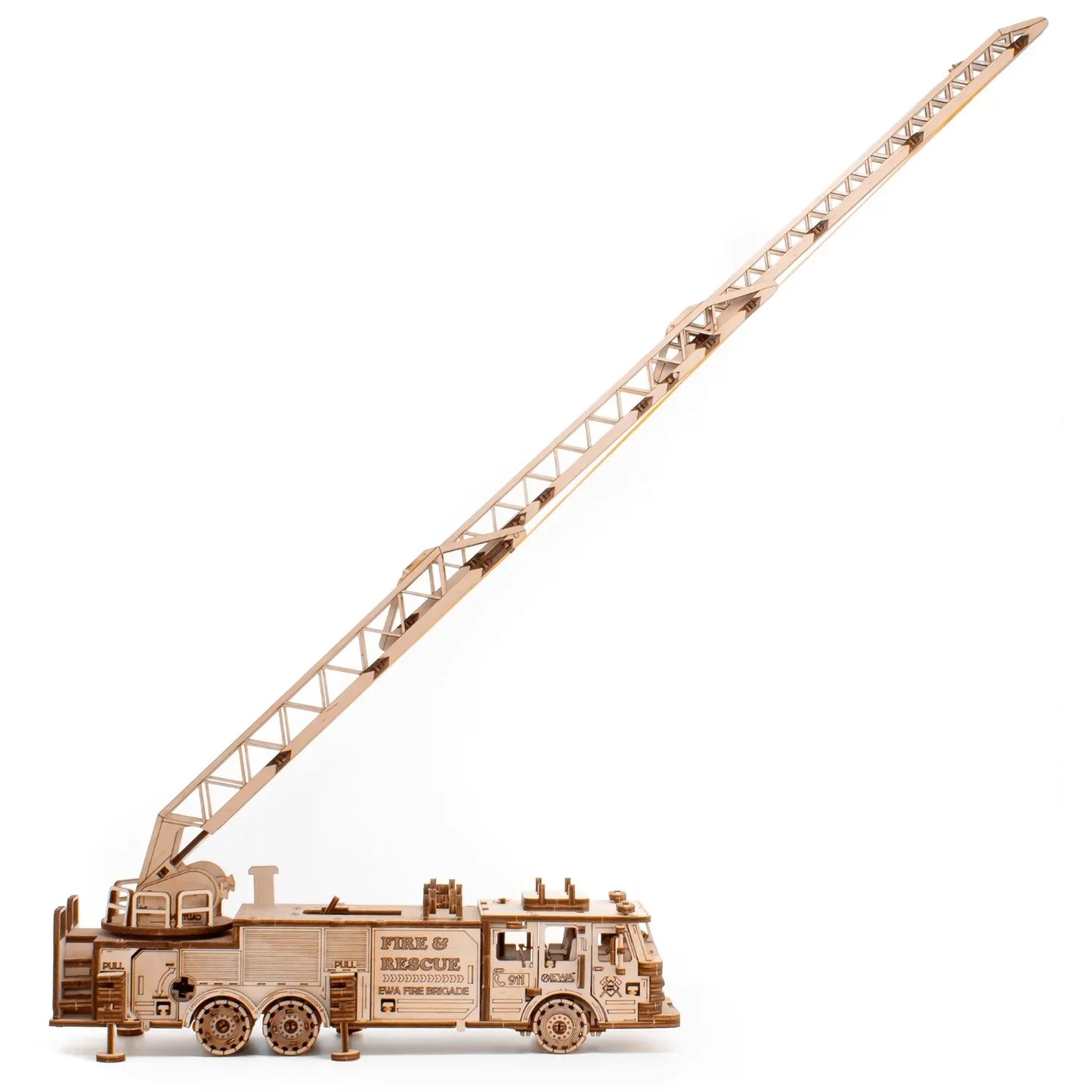 Wooden Fire Brigade Model