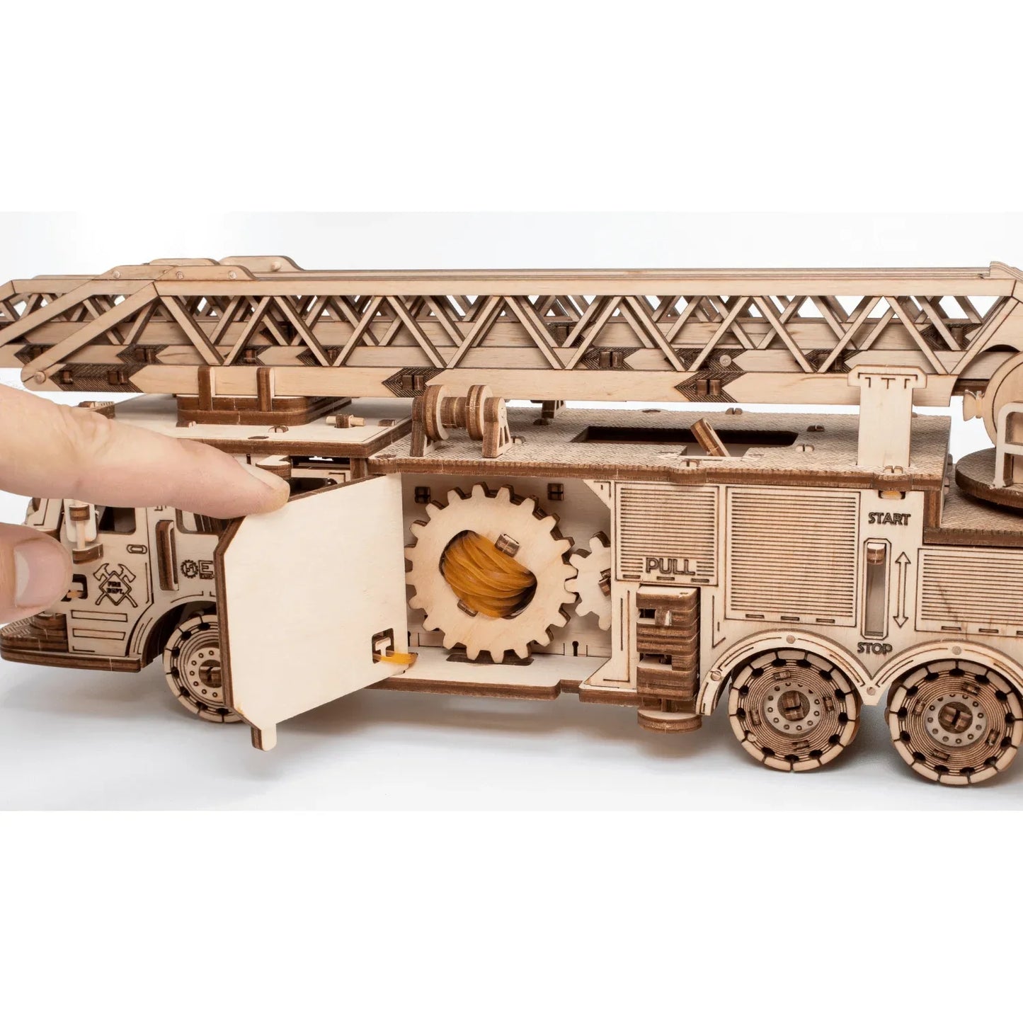 Wooden Fire Brigade Model