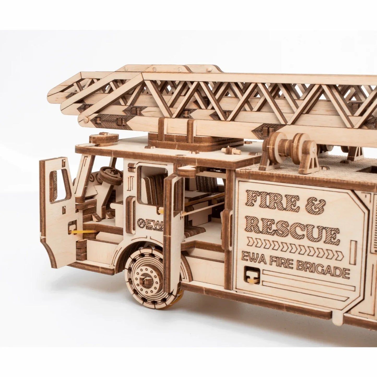 Wooden Fire Brigade Model