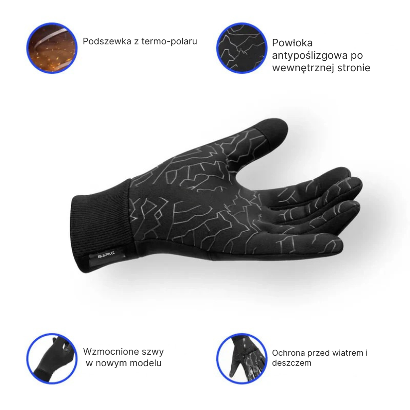 Rękawice rowerowe Premium Thermo 2.0