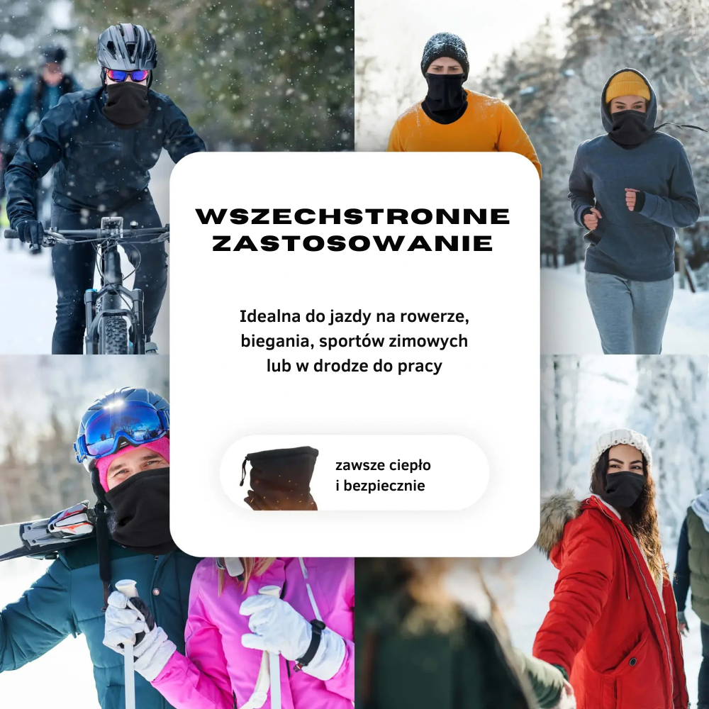 Komin na szyję na rower