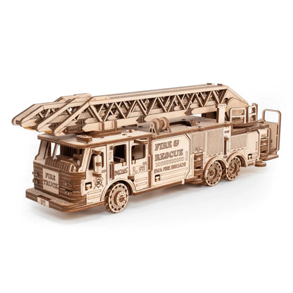 Wooden Fire Brigade Model